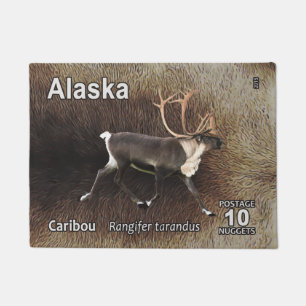 Tapete Cariou (Reindeer) - Postage do Alasca