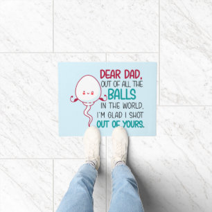 Tapete Caro Pai, de todas as bolas do mundo