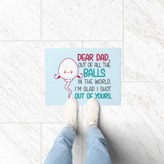 Tapete Caro Pai, de todas as bolas do mundo (Interior)