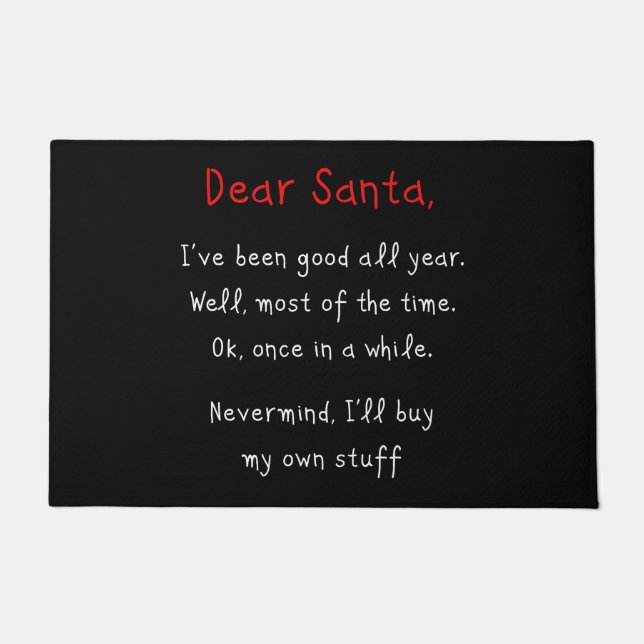 Tapete Caros Papais noeis, vou Comprar as minhas próprias (Frente)