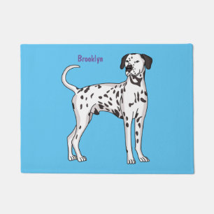 Tapete Cartografia de cão Dalmaciano