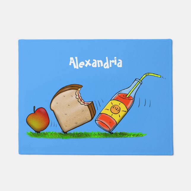 Tapete Cartografia de formigas engraçadas (Frente)