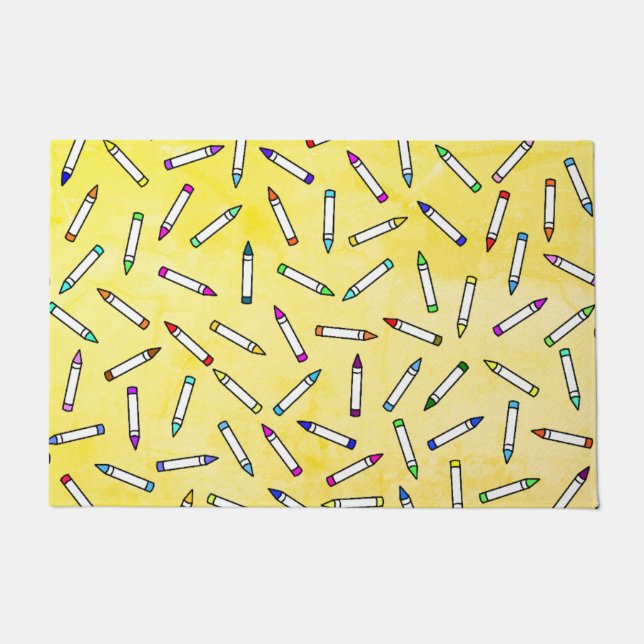 Tapete Cartoon Crayon Pattern (Frente)
