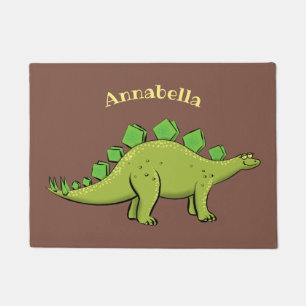 Tapete Cartoon de dinossauros de stegossauro engraçado