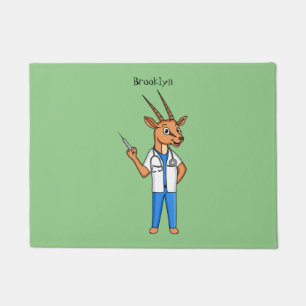 Tapete Cartoon médico de antílope Gemsbok