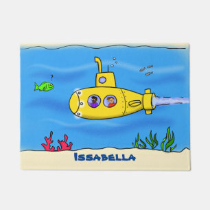 Tapete Cartoon submarino feliz