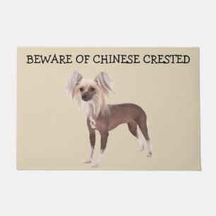 Tapete Casa Branca de Cães Pingados Chineses Engraçados