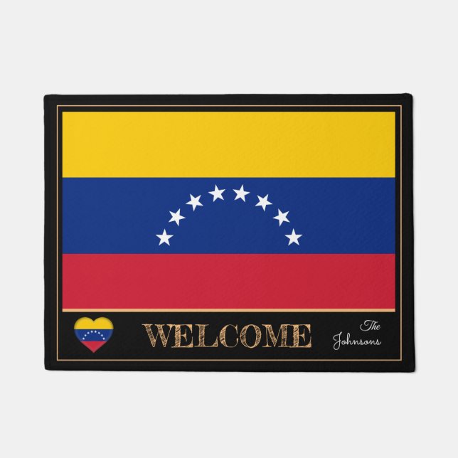 Tapete Casa de bandeira da Venezuela e Venezuela /esporte (Frente)