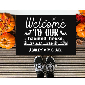 Tapete Casa de Halloween Personalizada