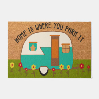 Tapete Casa é onde você estaciona Mat, Personalizado