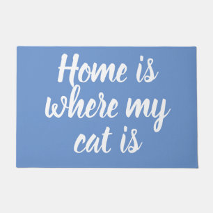 Tapete Casa Onde Meu Gato Está Branco Escuro
