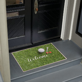 Tapete Casaco de boas-vindas de golfe com amor à grama ve