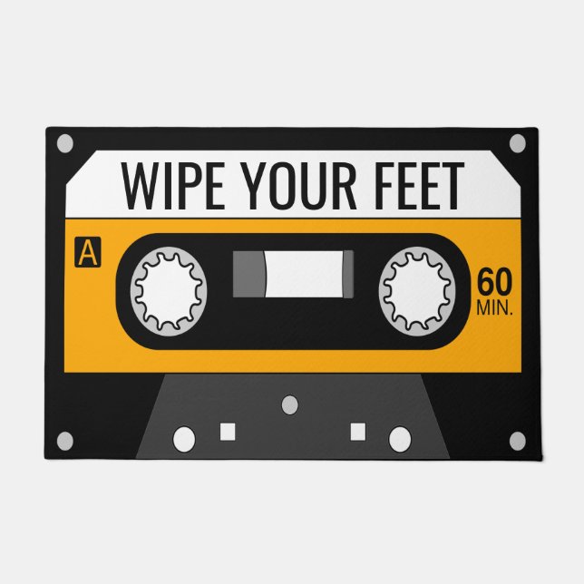 Tapete Cassete Amarelo (Frente)