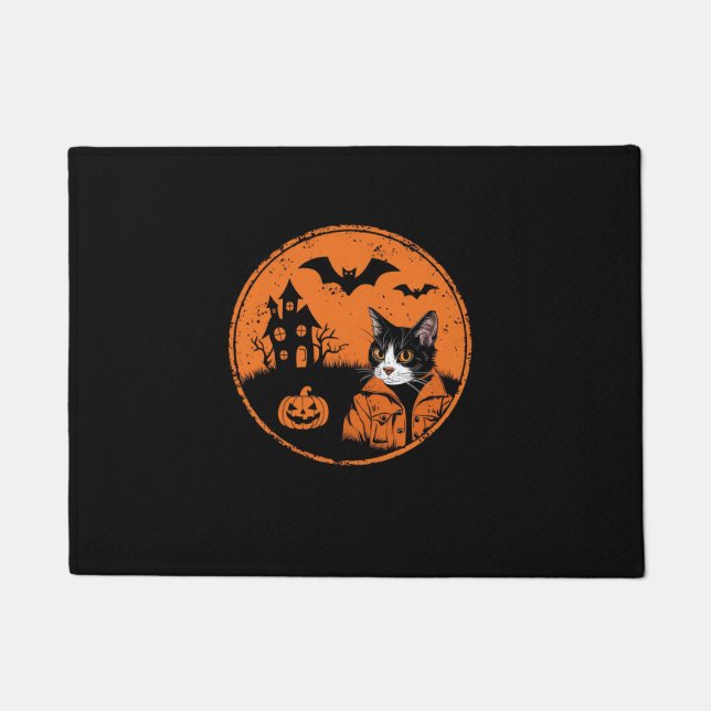 Tapete Cat Halloween Art 2024 Kitten Cats Men Women Kids (Frente)