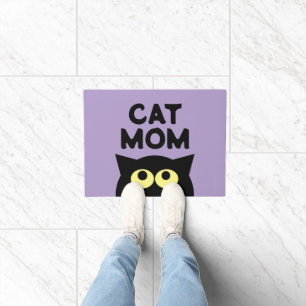 Tapete Cat Mamãe tem uma porta engraçada para o dono de a