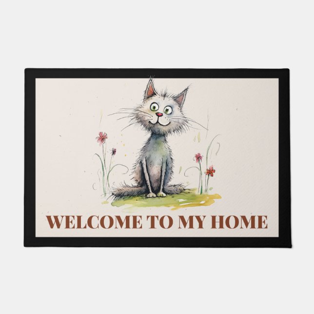Tapete Cat Welcome Door Mat (Frente)