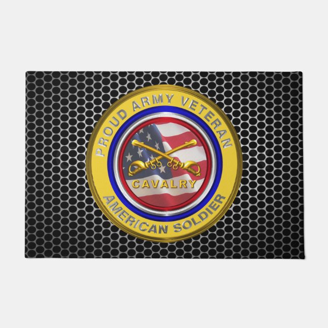 Tapete Cavalaria "CAV" Veterano (Frente)