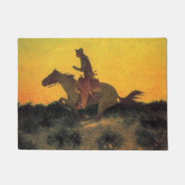 Tapete Cavaleiro Contra o Sol no Oeste Selvagem