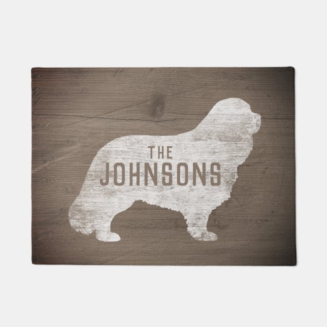 Tapete Cavalier King Charles Spaniel Silhouette Personali (Frente)