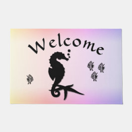 Tapete Cavalo na Boas-Vindas Rosa