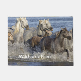 Tapete Cavalos galopando na água