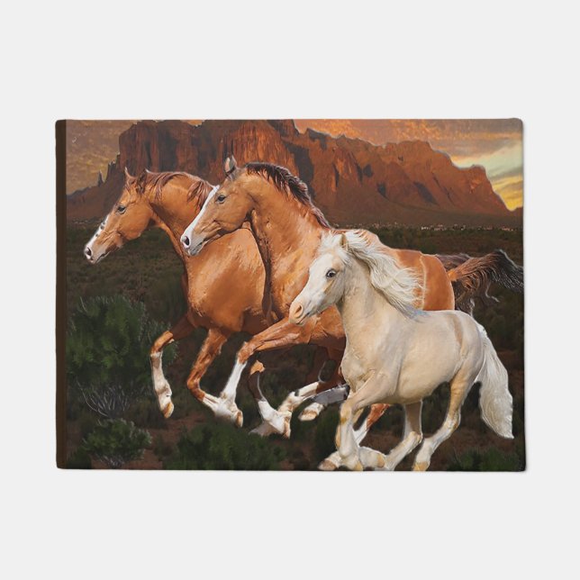 Tapete cavalos selvagens do Arizona (Frente)