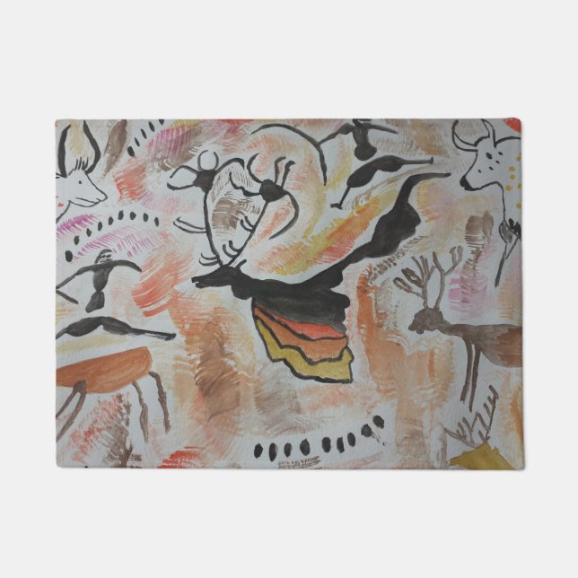 Tapete Cave Art Abstrato (Frente)