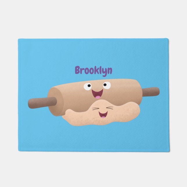 Tapete Cavilha rolante e cartoon para pastelaria (Frente)