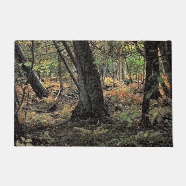 Tapete Cena da floresta do outono (Frente)