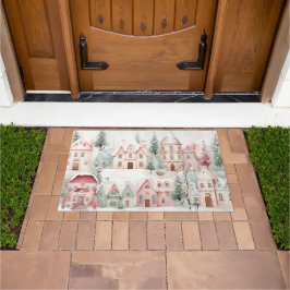 Tapete Cena de inverno de Cor da Água, Cor de Água, Rosa