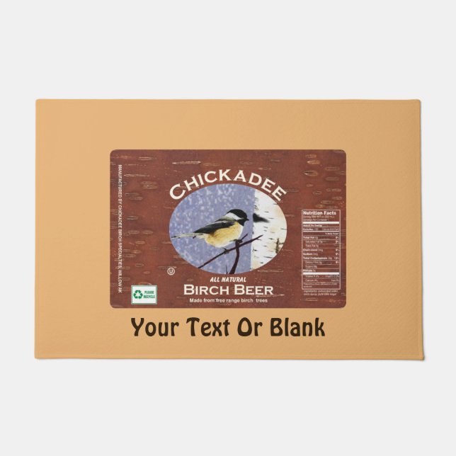 Tapete Cerveja de Bétula Chickadee (Frente)