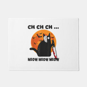 Tapete Ch Ch Ch Meow Meow Meow Meow Gato Engraçado