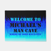 Chamas Azuis De Arco Quente - Caverna Do Homem