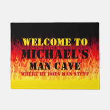 Chamas de Rod Vermelho Quente - Caverna Homem