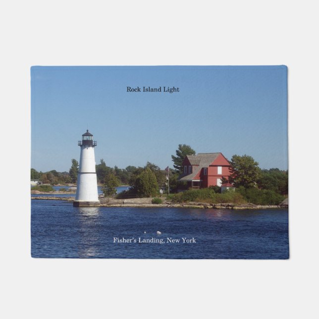 Tapete Chapeleiro de porta leve da Ilha Rock (Frente)