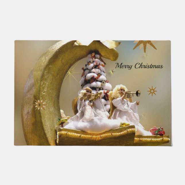 Tapete Chapéu da Porta de Natal, Angel (Frente)