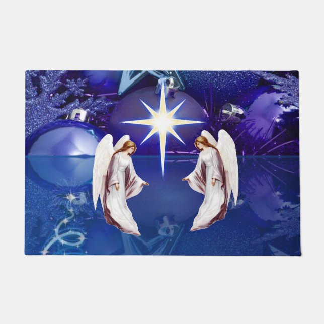Tapete Chapéu da Porta de Natal, Anjo de Natal (Frente)