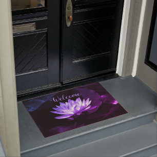 Tapete Chapéu de Boas-Vindas do Lotus Purple