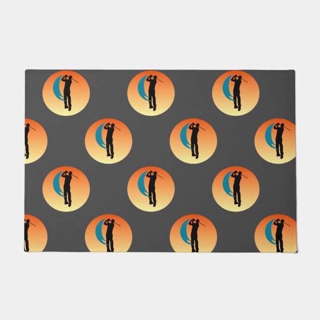 Tapete Chapéu de Porta de Golfe (Frente)