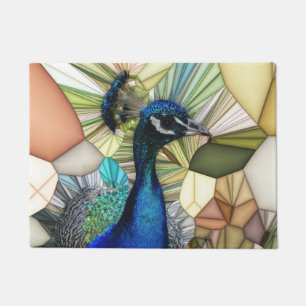 Tapete Chapéu de Portas de Mosaico Colorido