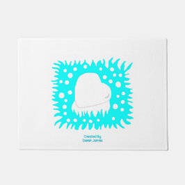 Tapete Chapéu de Portas do Coração da Neve de inverno