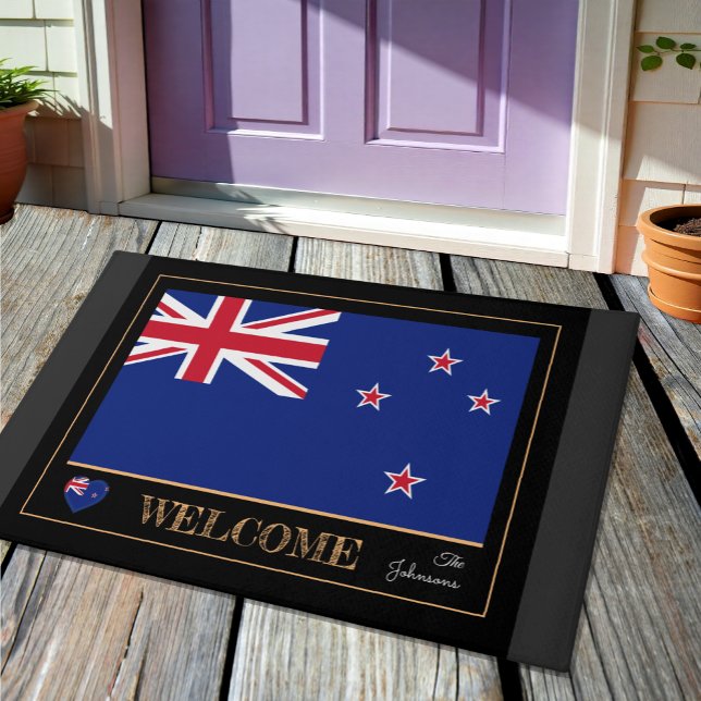 Tapete Chapéus de casa da Nova Zelândia & Bandeira da Nov (Criador carregado)