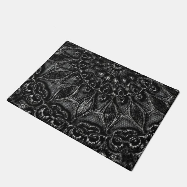 Tapete Charcarvão Mandala Doormat (Inclinado)