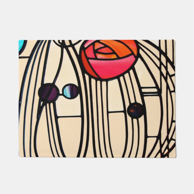Tapete Charles Rennie Mackintosh StainGlass (Frente)