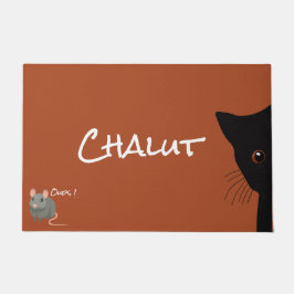 Tapete chat noir et souris