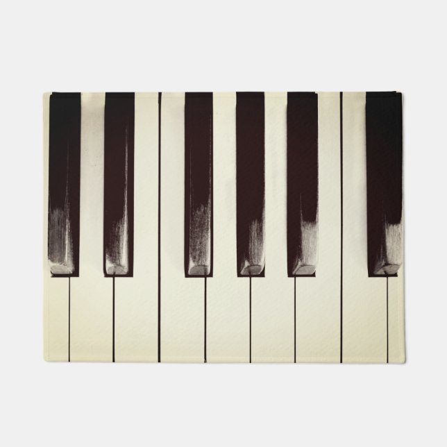 Tapete Chaves de Piano Vestidas (Frente)