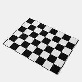 Tapete Checkered preto