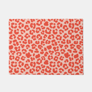 Tapete Cheetah Impressão Pattern Red