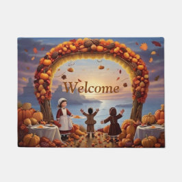 Tapete Chegada da Porta de Ação de Graças