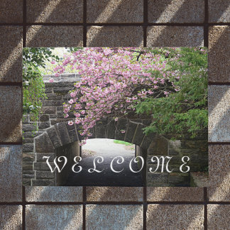 Tapete Cherry Blossoms e Stone Bridge Photo